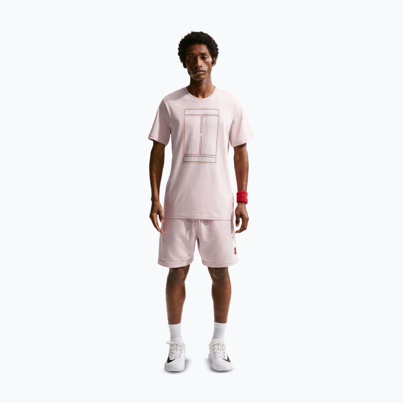 Koszulka męska Nike Court Heritage silt red 2