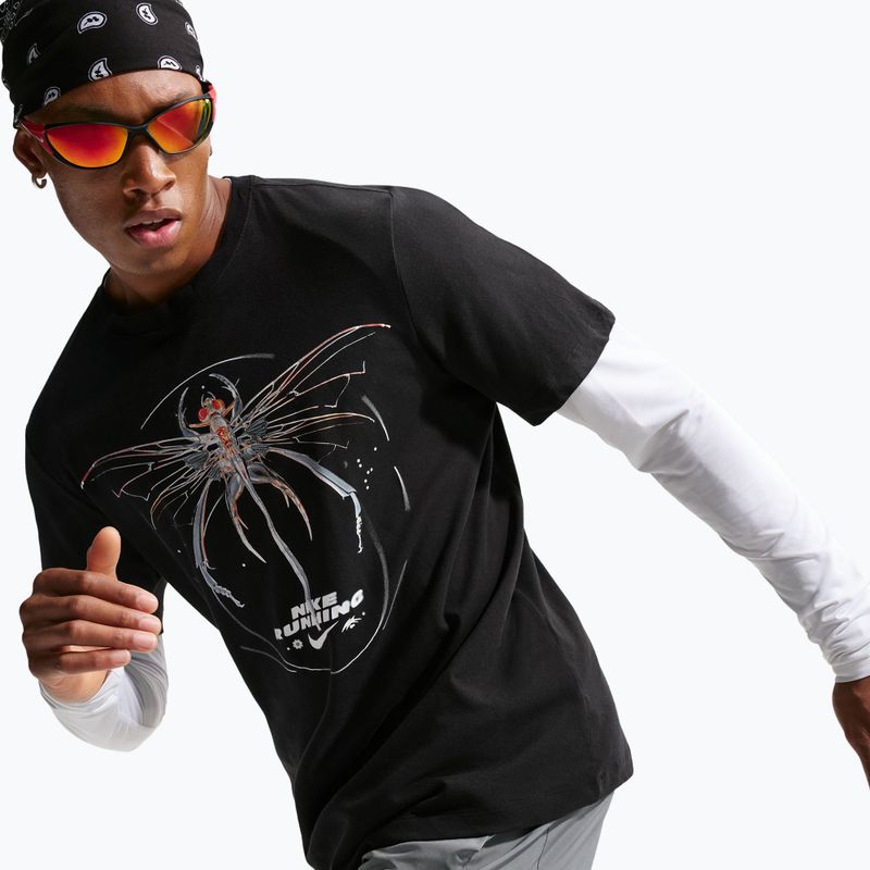 Koszulka do biegania męska Nike Dri-Fit Running black 4