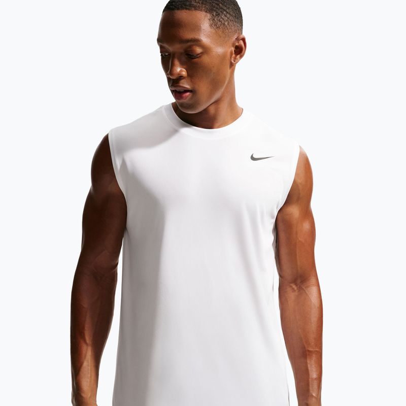Koszulka treningowa męska Nike Dri-FIT Sleeveless Training Top white/black 4