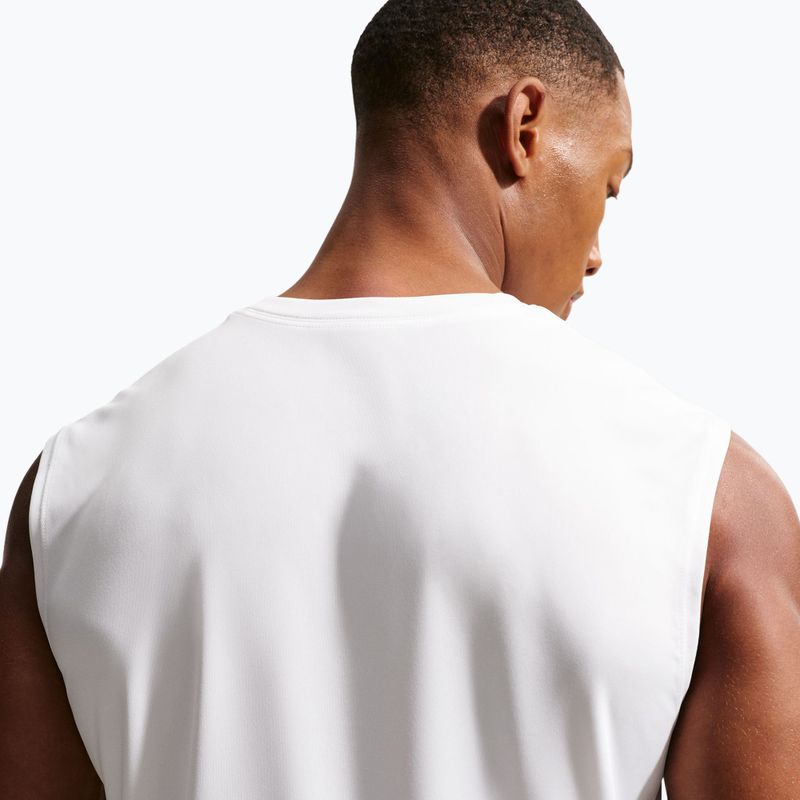 Koszulka treningowa męska Nike Dri-FIT Sleeveless Training Top white/black 5