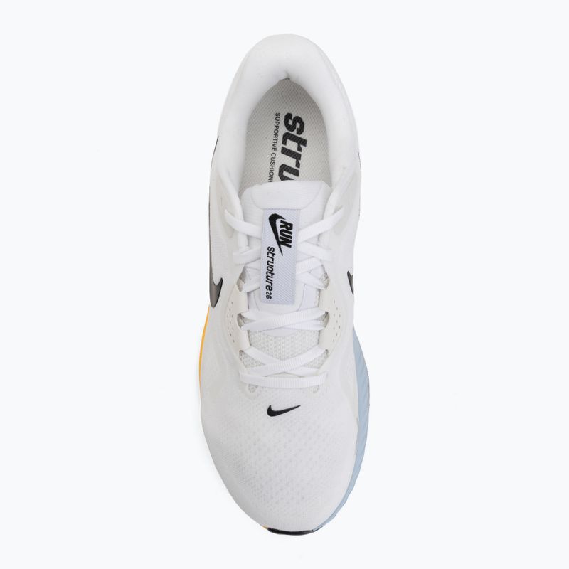 Buty do biegania męskie Nike Structure 26 white/hydrogen blue/total orange/black 5