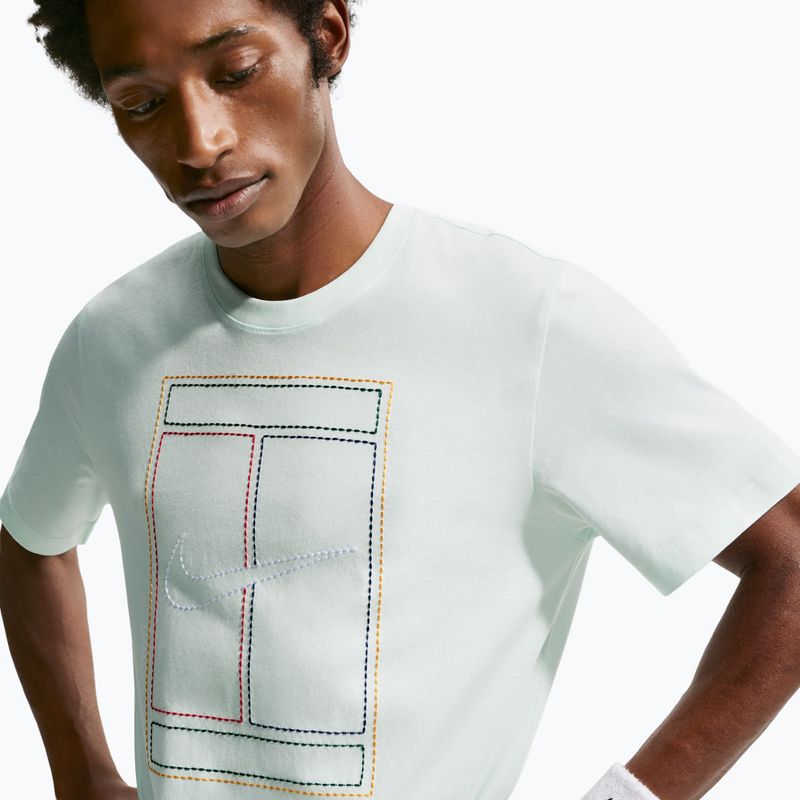 Koszulka męska Nike Court Heritage barely green 4