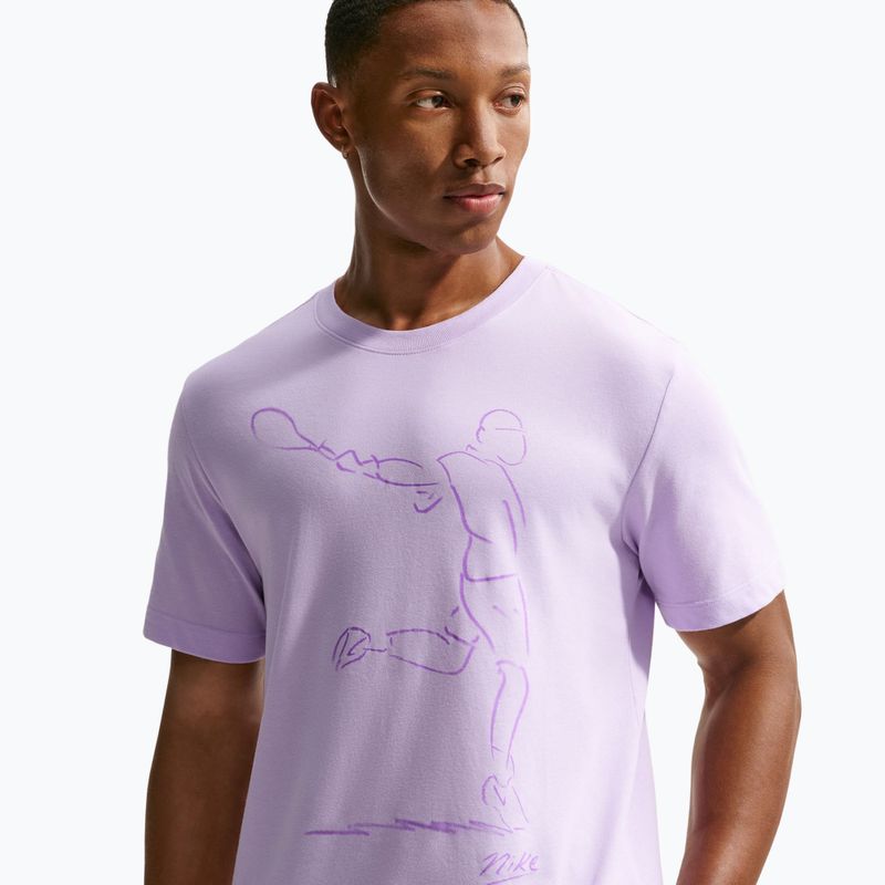 Koszulka tenisowa męska Nike Court Dri-Fit violet mist 4