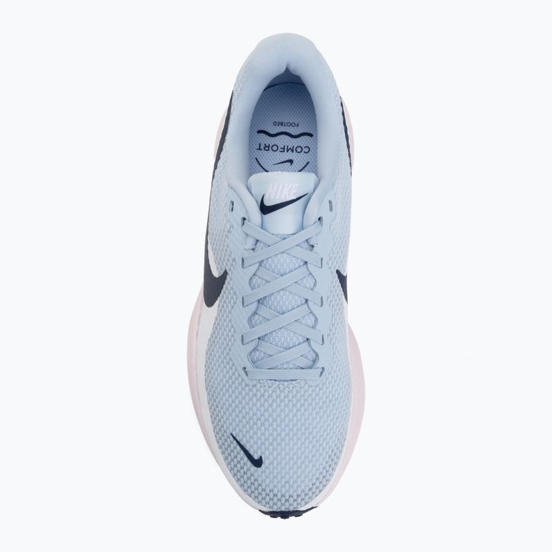 Buty do biegania damskie Nike Revolution 8 hydrogen blue/white/pearl pink/blue void 5