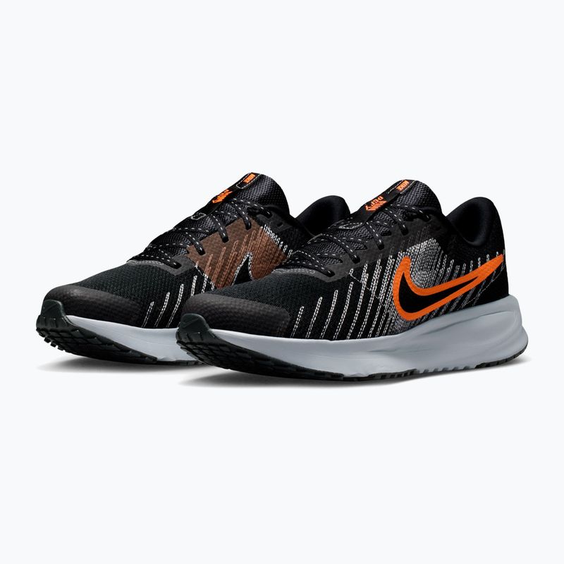 Buty do biegania męskie Nike Run Defy black/wolf grey/total orange 3