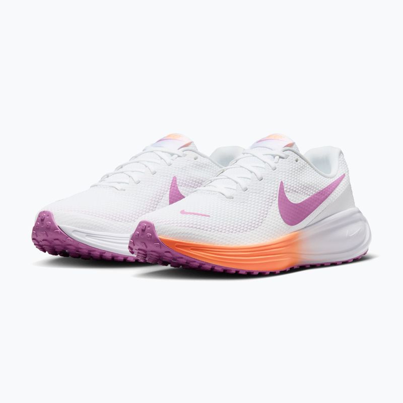 Buty do biegania damskie Nike Revolution 8 white/orange pulse/light magenta 3
