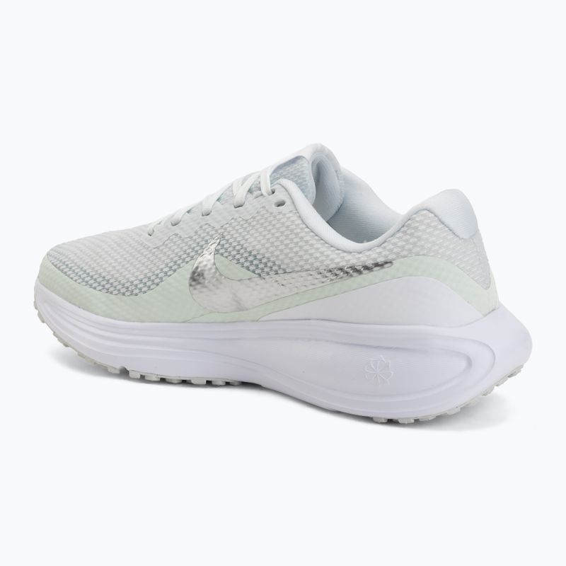 Buty do biegania damskie Nike Revolution 8 off white/barely green/metallic silver 3