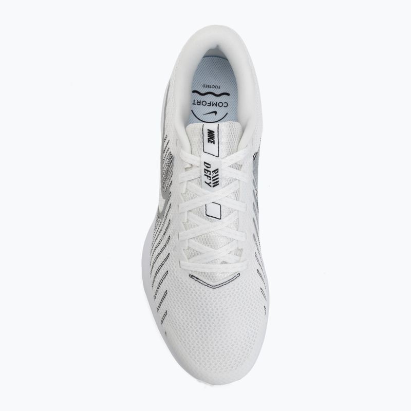 Buty do biegania męskie Nike Run Defy summit white/white/black/metallic silver 5