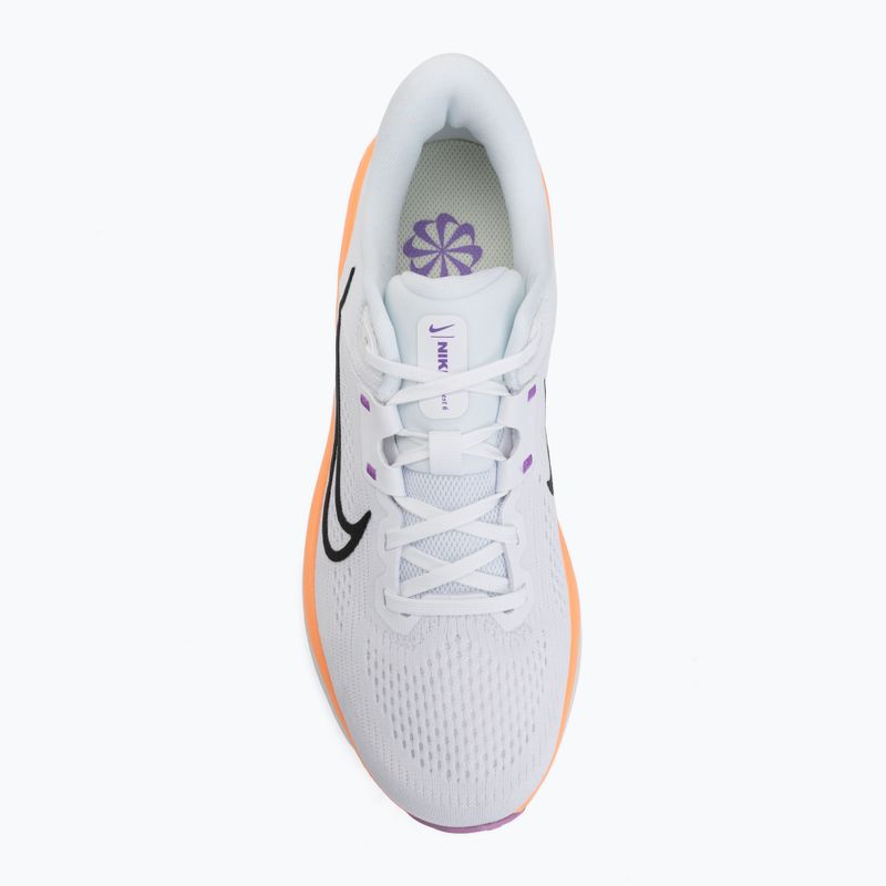 Buty do biegania damskie Nike Quest 6 white/bright violet/light magenta/black 5