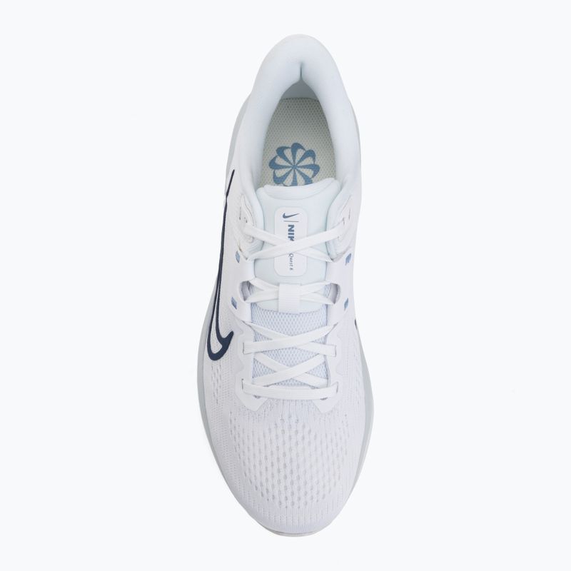 Buty do biegania damskie Nike Quest 6 white/pearl pink/work blue/blue void 5