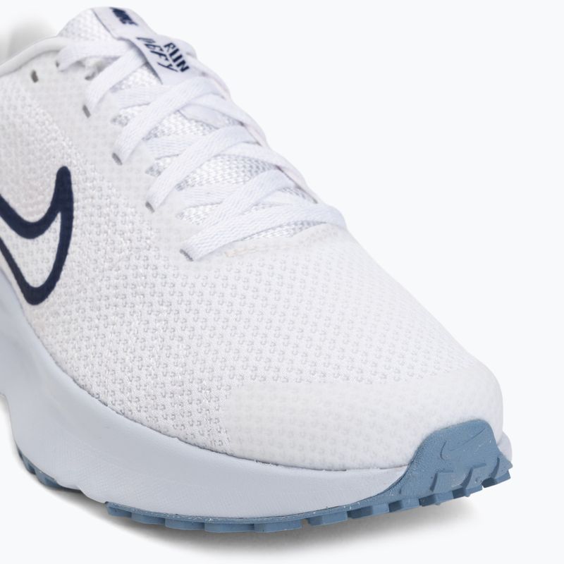 Buty do biegania damskie Nike Run Defy white/football grey/work blue/blue void 7