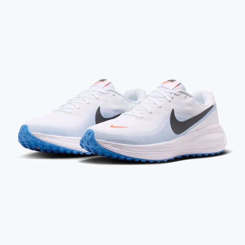 Buty do biegania męskie Nike Revolution 8 white/hydrogen blue/off noir 3
