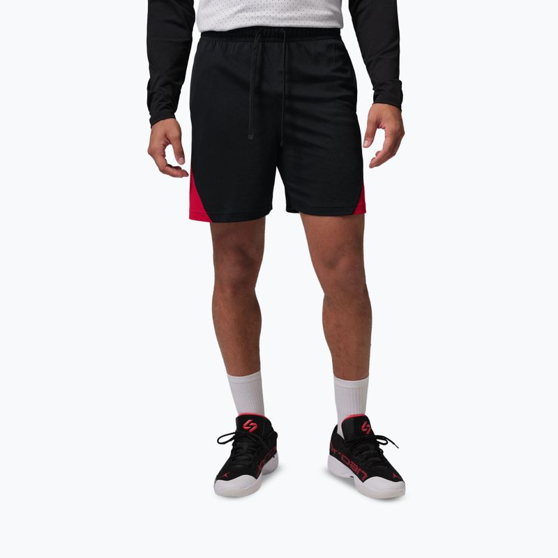 Spodenki koszykarskie męskie  Jordan Sport Dri-Fit black/gym red/white 4