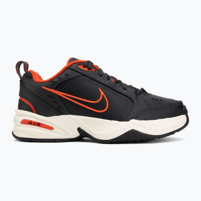 Buty treningowe męskie Nike Air Monarch IV dark smoke grey/picante red/black 2