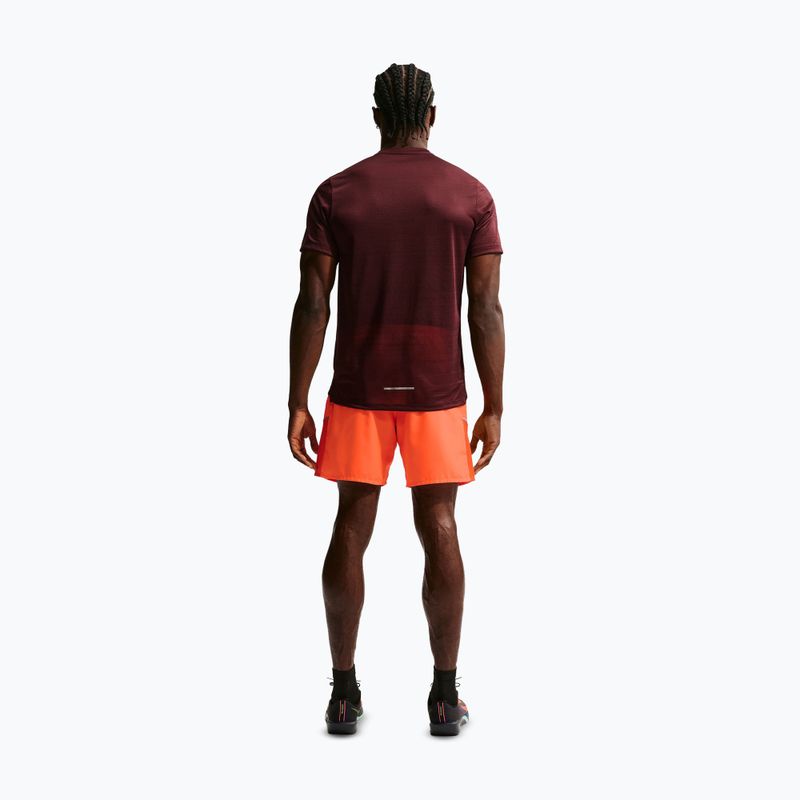 Spodenki do biegania męskie Nike Miler Dri-Fit Brief Lined7" total orange 3