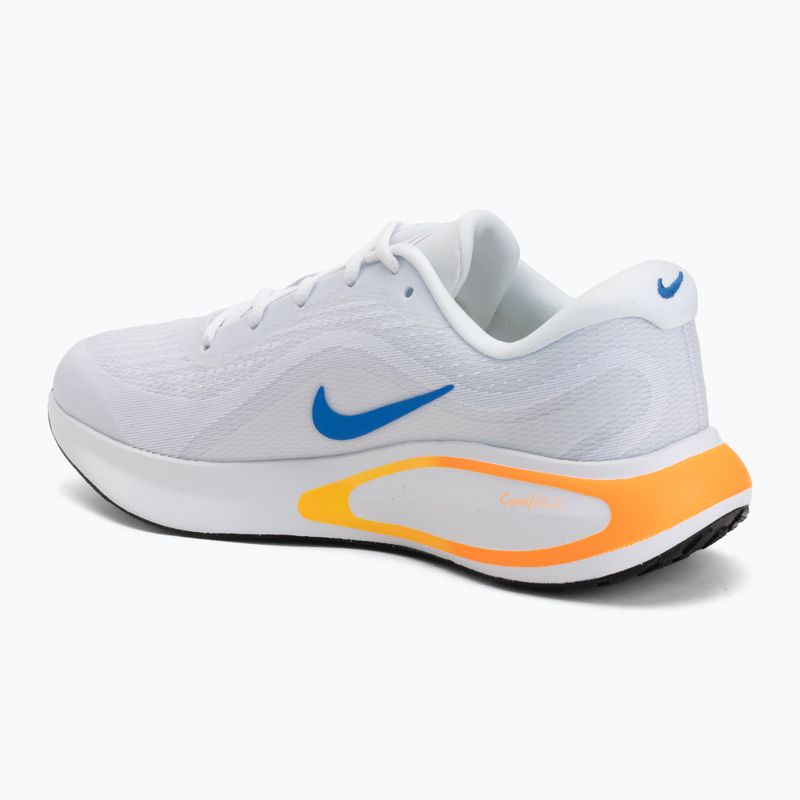 Buty do biegania męskie Nike Journey Run white/total orange/blue crystal 3