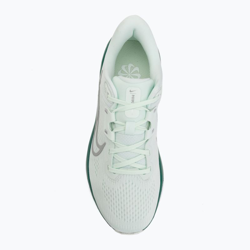 Buty do biegania damskie Nike Quest 6 barely green/white/metallic silver 5