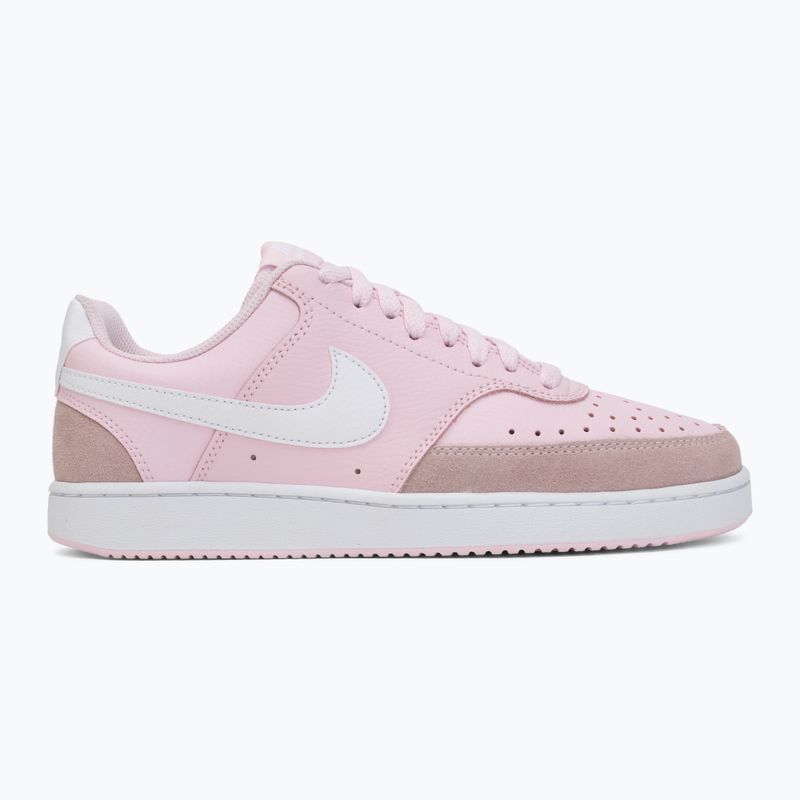Buty damskie Nike Court Vision Low Suede pink foam/white 2