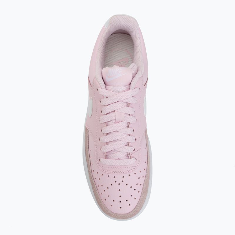 Buty damskie Nike Court Vision Low Suede pink foam/white 5