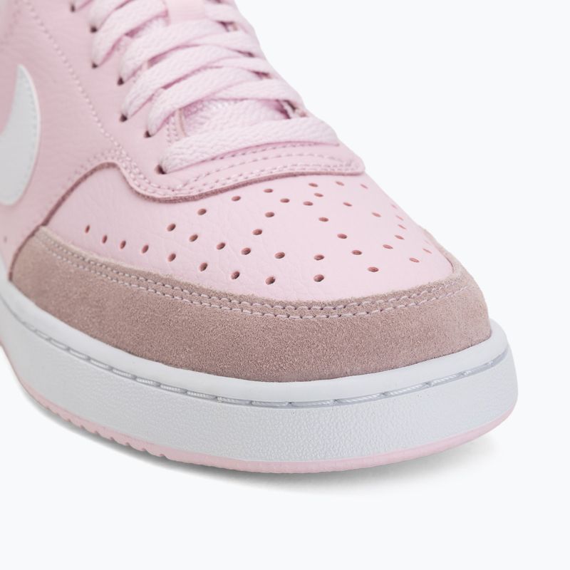 Buty damskie Nike Court Vision Low Suede pink foam/white 7