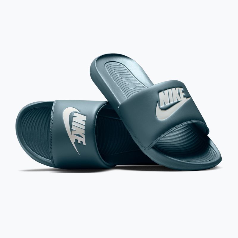 Klapki męskie Nike Victori One Slide mineral slate/coconut milk 3