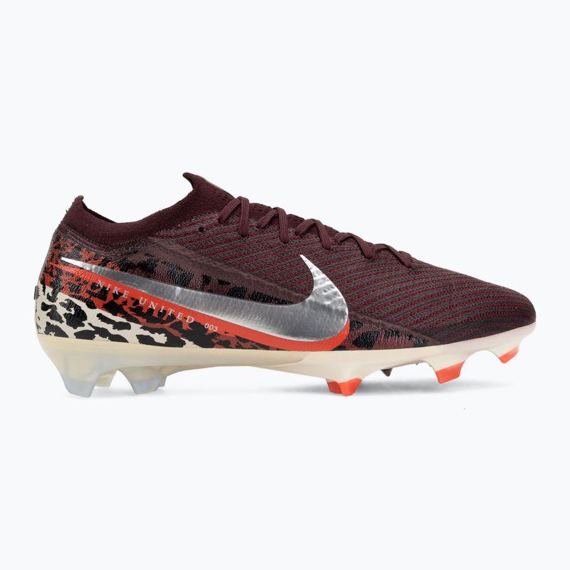 Buty piłkarskie męskie Nike United Vapor 16 Elite FG burgundy crush/university red/fossil/metal silver 2