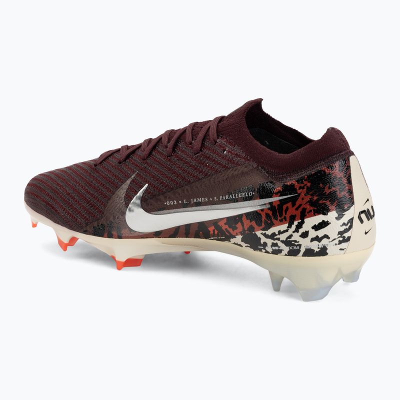 Buty piłkarskie męskie Nike United Vapor 16 Elite FG burgundy crush/university red/fossil/metal silver 3