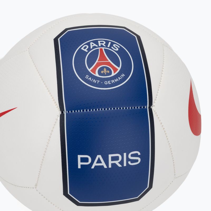 Piłka do piłki nożnej Nike Pitch Paris-Saint Germain white/old royal rozmiar 5 3