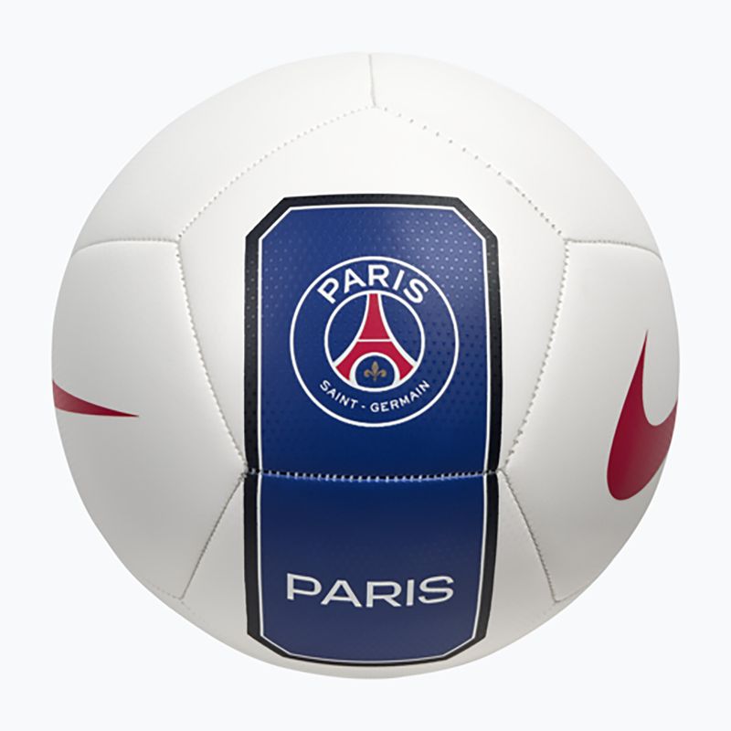 Piłka do piłki nożnej Nike Pitch Paris-Saint Germain white/old royal rozmiar 5 2