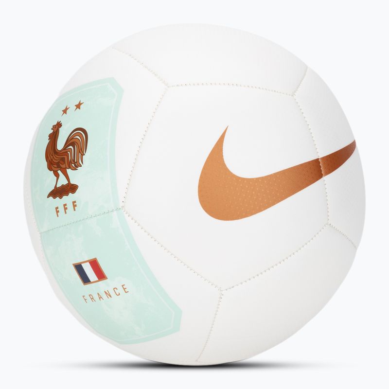 Piłka do piłki nożnej Nike Pitch France white rozmiar 5 2