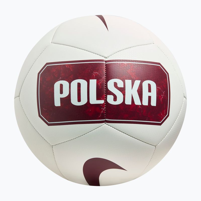 Piłka do piłki nożnej Nike Pitch Poland white rozmiar 5 2