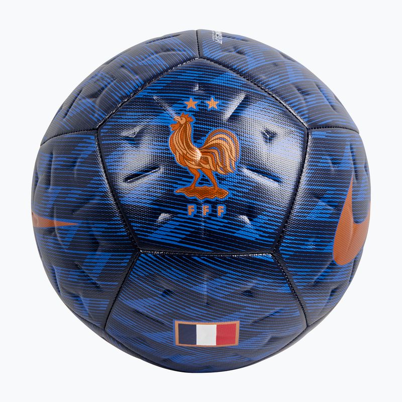 Piłka do piłki nożnej Nike Academy France blackened blue/game royal rozmiar 5 2