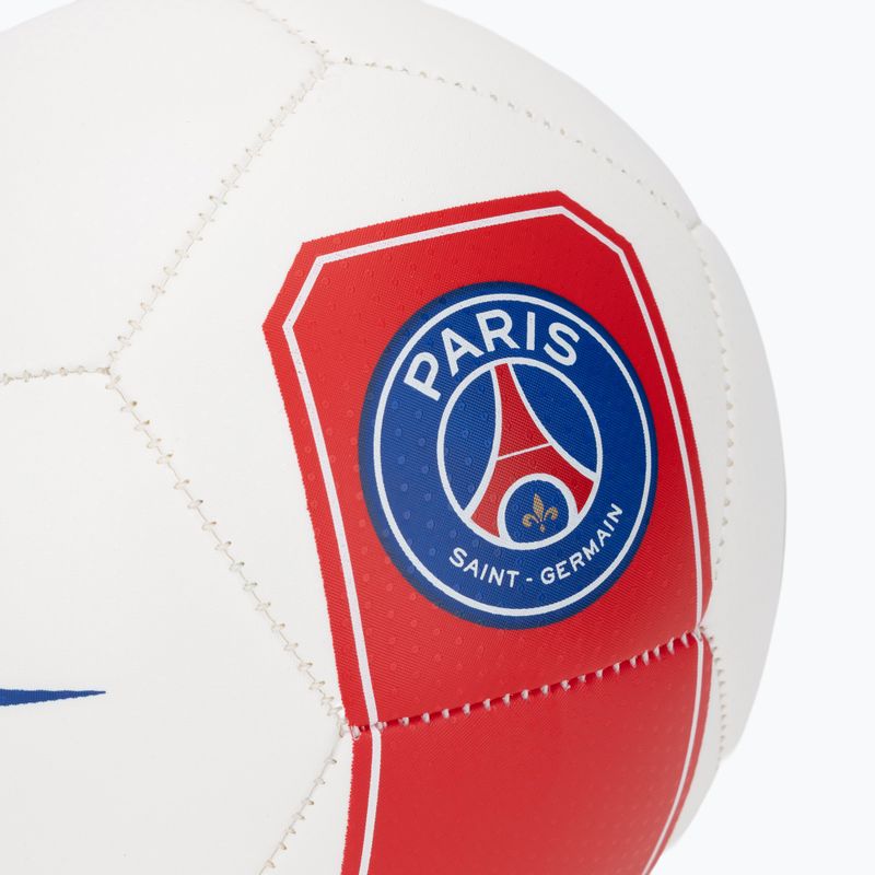Piłka do mini piłki nożnej Nike Skills Paris-Saint Germain white/university red rozmiar 1 3
