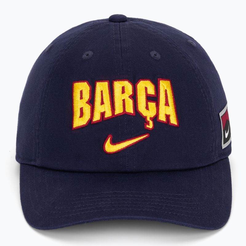 Czapka z daszkiem dziecięca Nike FC Barcelona Club Cotton blackened blue 2