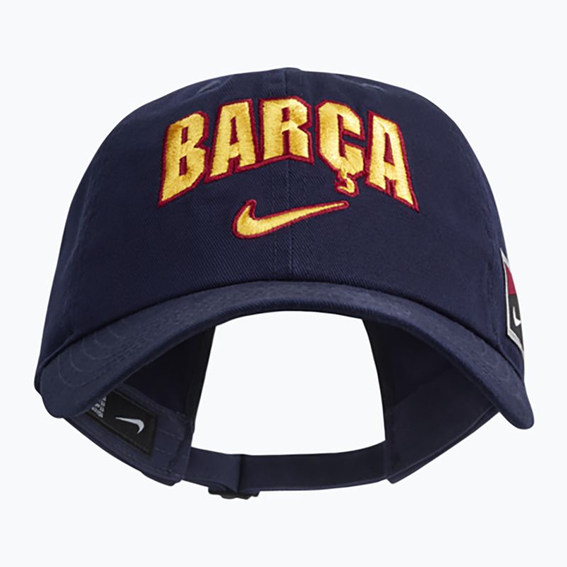Czapka z daszkiem dziecięca Nike FC Barcelona Club Cotton blackened blue 3