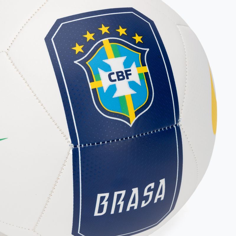 Piłka do piłki nożnej Nike Pitch Brazil white rozmiar 5 3