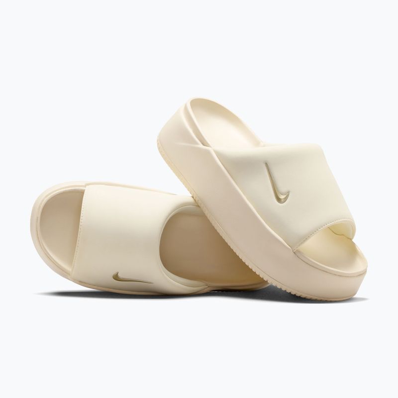 Klapki damskie Nike Calm Elevation coconut milk 2