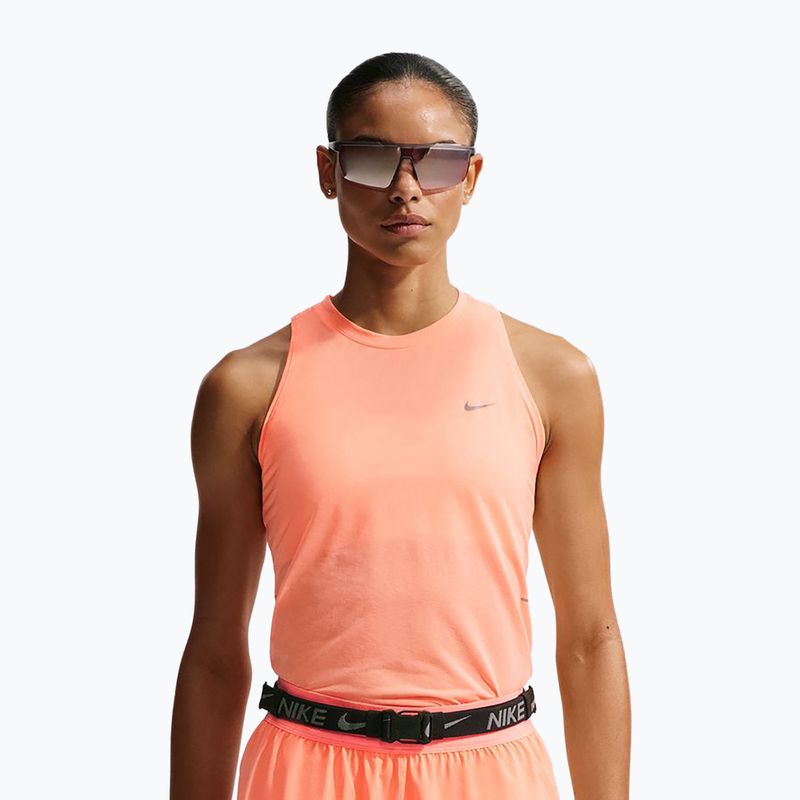Koszulka do biegania damska Nike Swift Breathe Dri-Fit orange pulse/photon dust