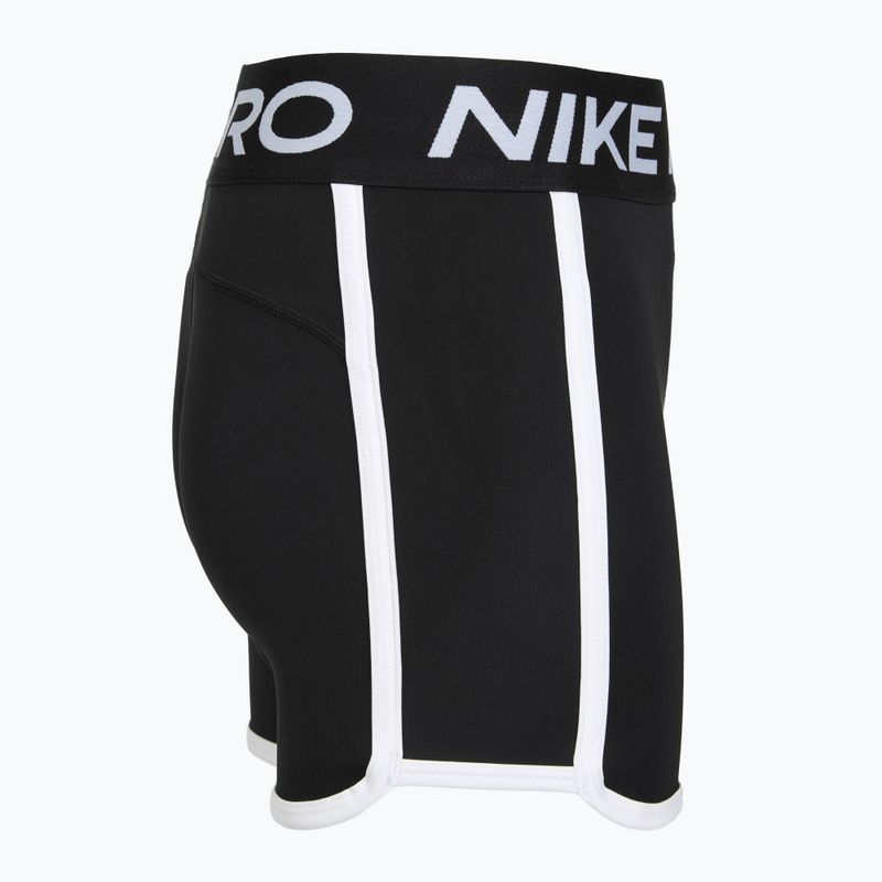 Spodenki dziecięce Nike Pro Dri-Fit 3" black/white 7