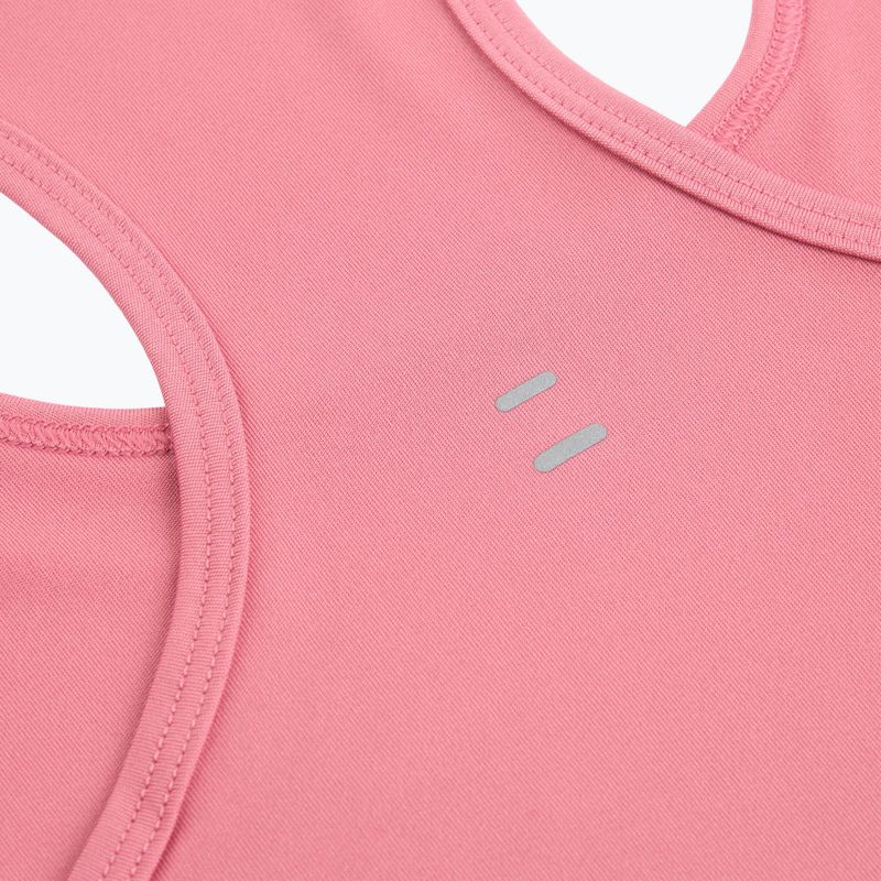 Koszulka do biegania damska Nike Swoosh Run Dri-Fit peony/photon dust/white 5