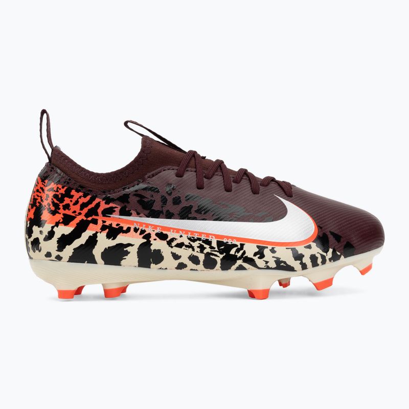 Buty piłkarskie dziecięce Nike United Jr. Mercurial Vapor 16 Academy MG burgundy crush/metallic silver 2