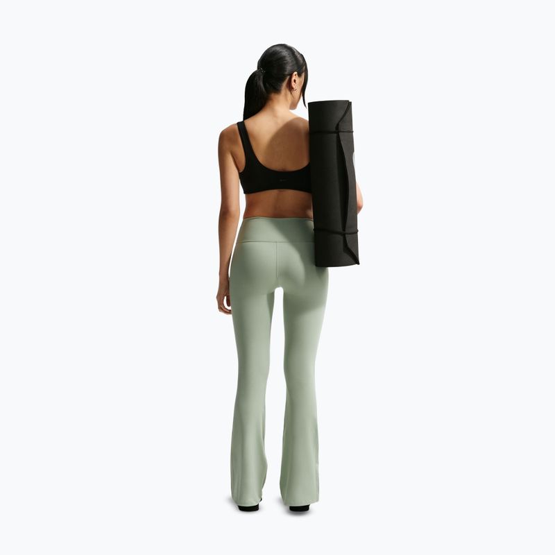 Legginsy damskie Nike One High Waisted Flared steam/white 3