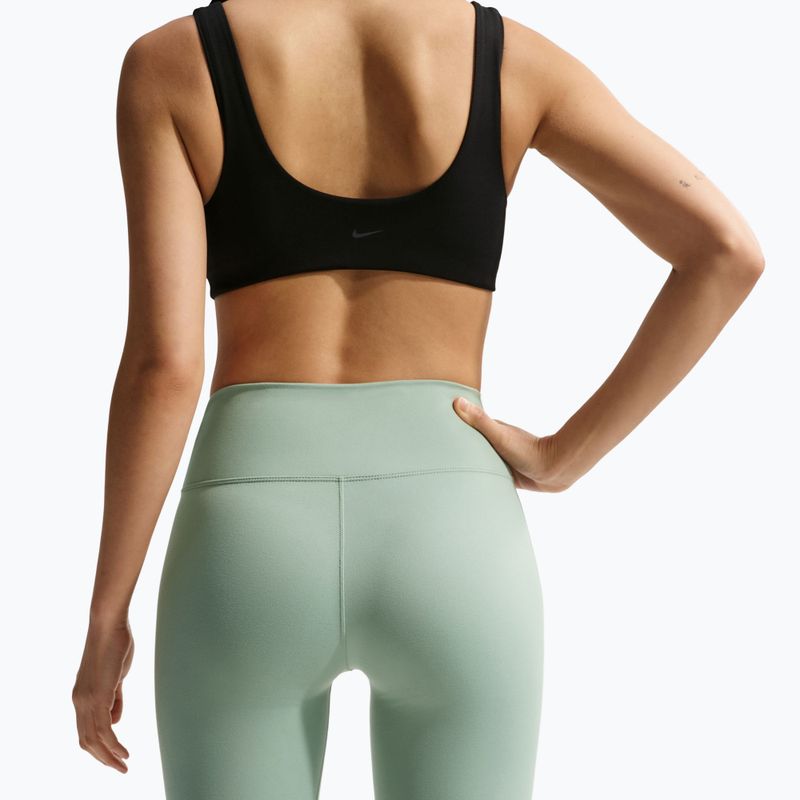 Legginsy damskie Nike One High Waisted Flared steam/white 5