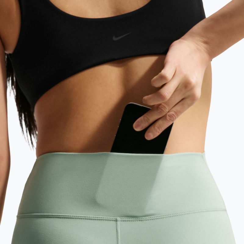Legginsy damskie Nike One High Waisted Flared steam/white 6