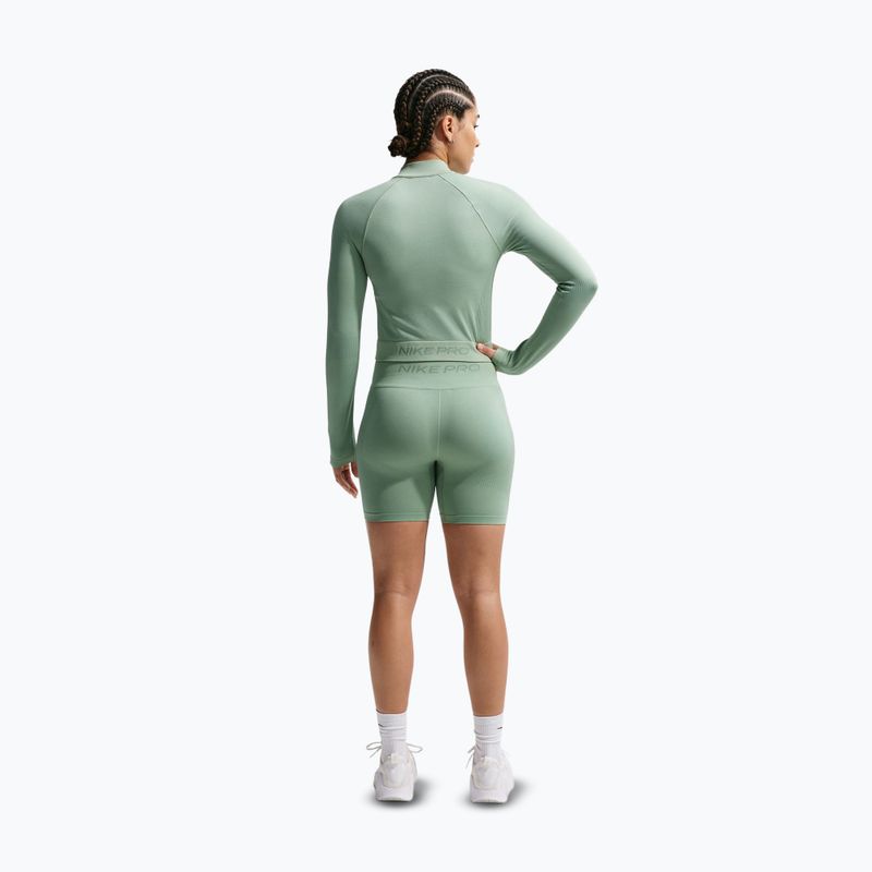 Bluza treningowa damska Nike Pro Seamless Full Zip Top steam 3