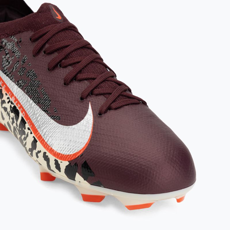 Buty piłkarskie dziecięce Nike United Jr. Mercurial Vapor 16 Pro FG burgundy crush/metallic silver 7