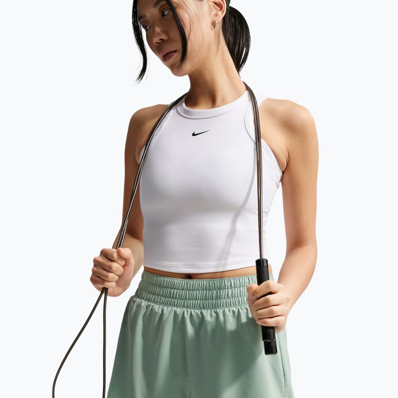 Spodenki damskie Nike One Dri-Fit High-Waisted 3" 2In1 steam/white 4