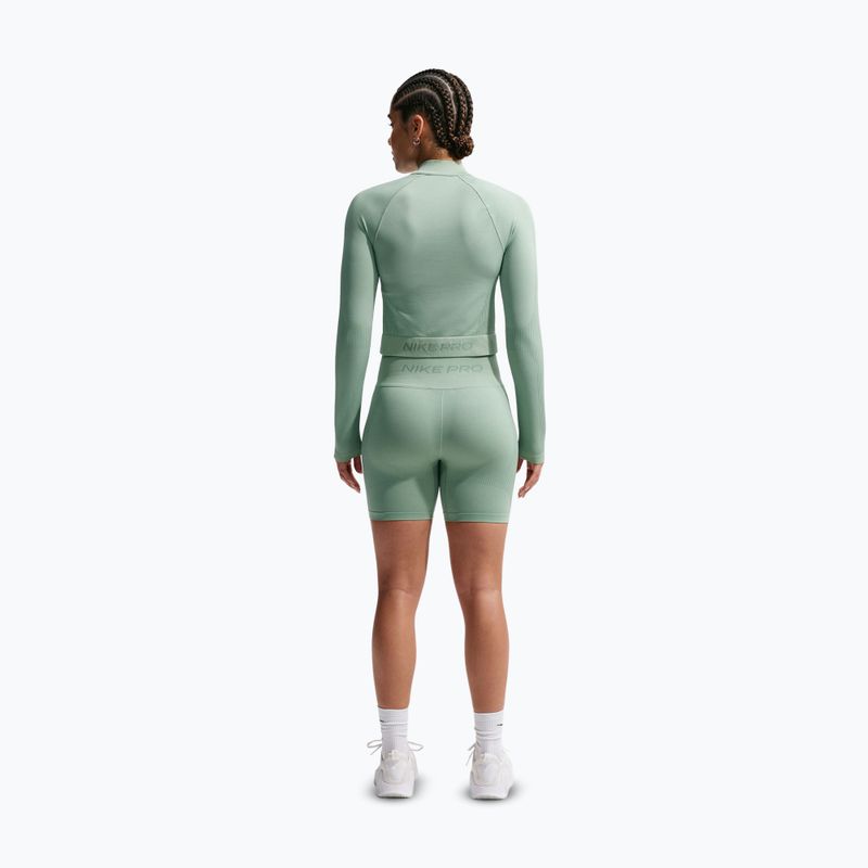 Spodenki damskie Nike Pro Seamless High-Waisted Biker 5" steam 3