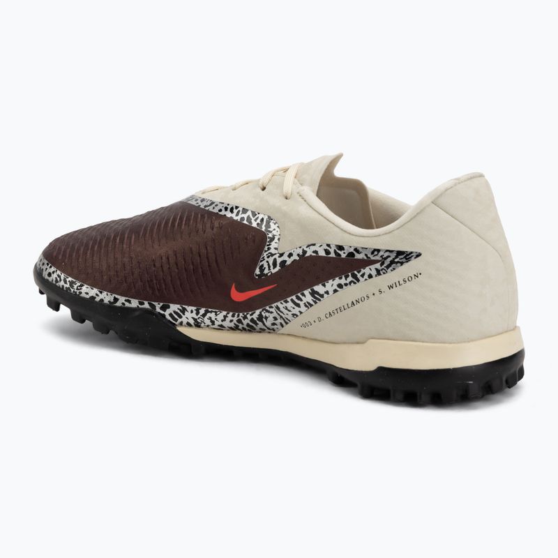 Buty piłkarskie męskie Nike United Phantom 6 Low Academy TF burgundy crush/fossil/university red 3
