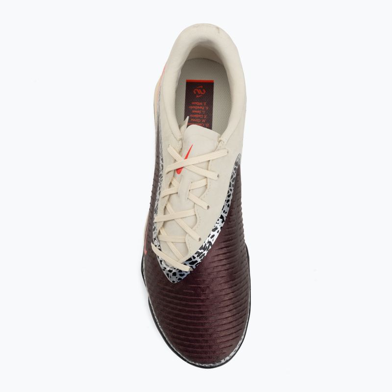 Buty piłkarskie męskie Nike United Phantom 6 Low Academy TF burgundy crush/fossil/university red 5